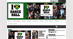 Desktop Screenshot of ilovedancehall.com.au